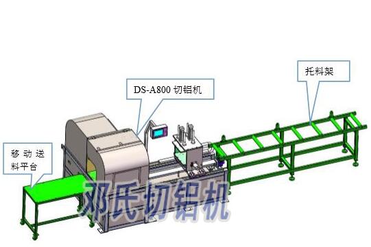 大型鋁型材切割機DS2-A800設計圖